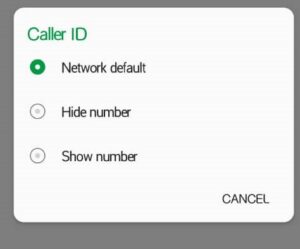 how to remove private number on phone